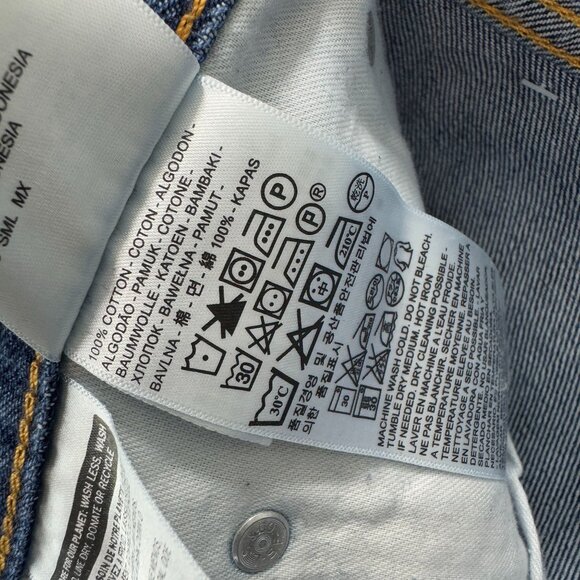 NWT LEVIS 550 Relaxed Fit Big & Tall Mens Tapered Leg Denim Jeans Grunge 44x32 - Picture 6 of 9